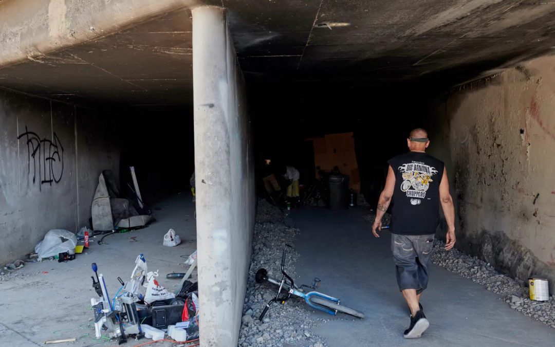 Beneath Las Vegas’ Glittering Strip, Homeless People Live In Storm Tunnels